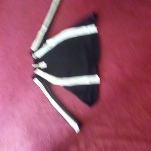 Black and white designer Top